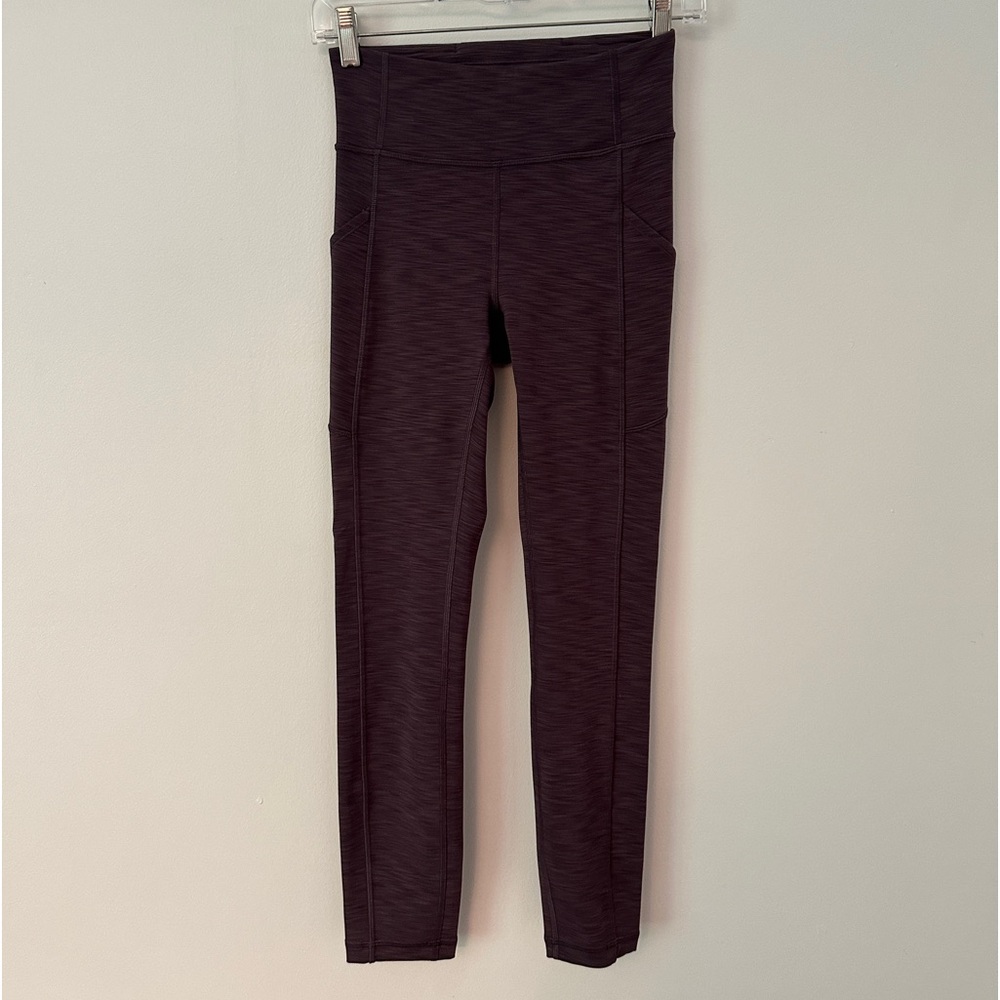 Lululemon Pattern Purple Leggings